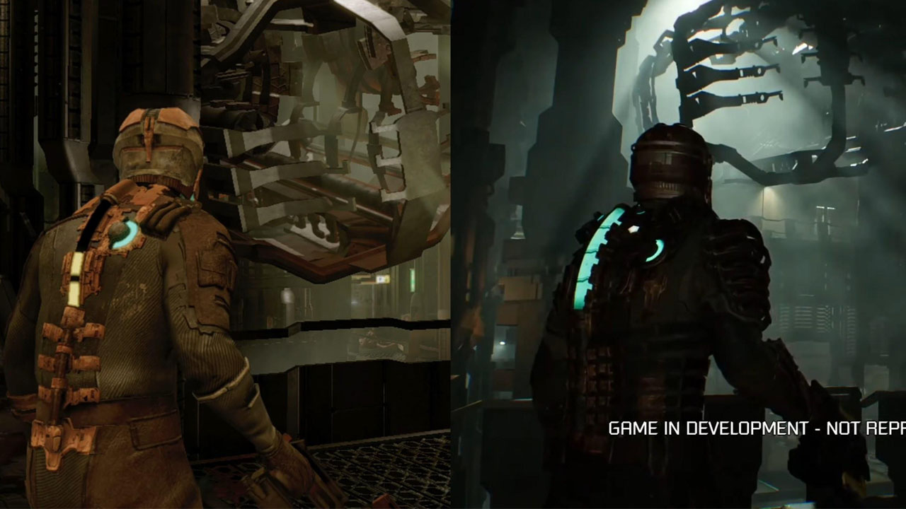 Dead Space Remake vs. oryginał - grafika