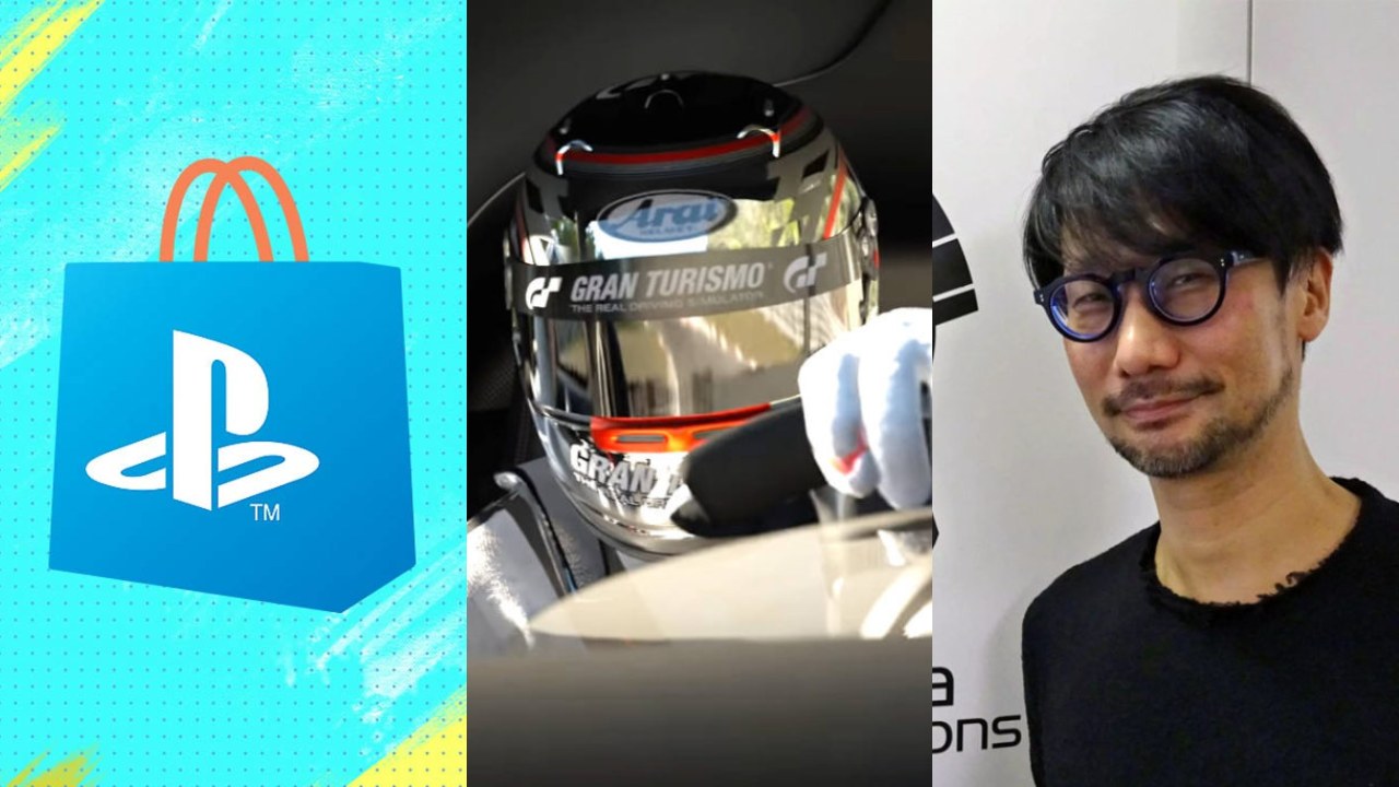 Wyprzedaż w PS Store, kierowca z Gran Turismo 7, Hideo Kojima