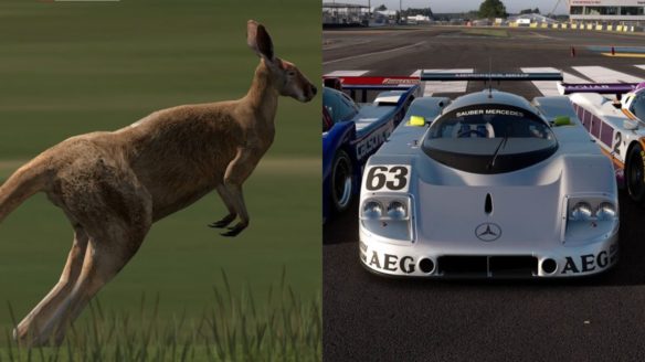 Gran Turismo 7 - kangur i samochody sportowe