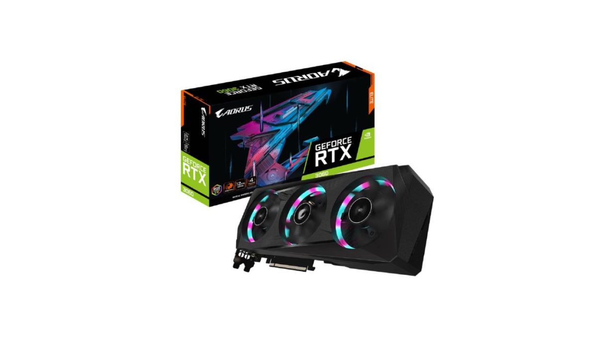 Karta graficzna GIGABYTE Aorus GeForce RTX 3060 Elite LHR 12GB