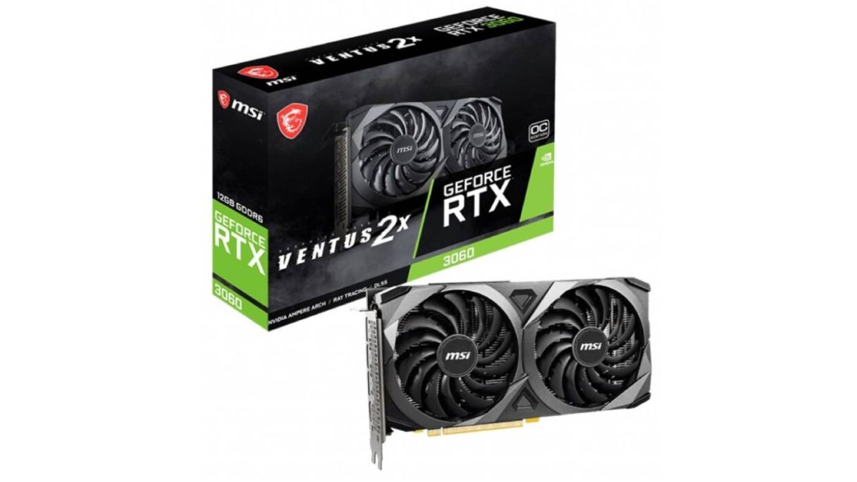 Karta graficzna MSI GeForce RTX 3060 Ventus 2X 12GB OC LHR