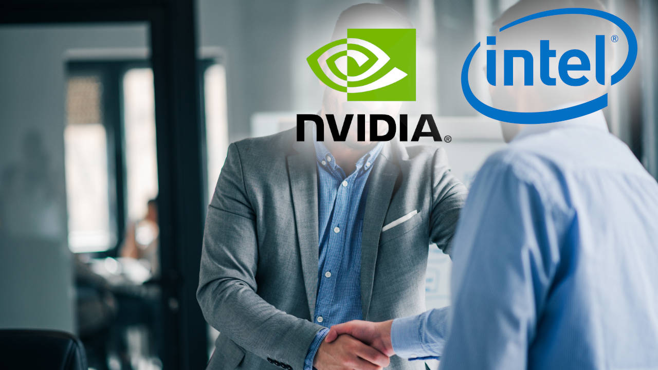 karty graficzne - NVIDIA - Intel - handshake