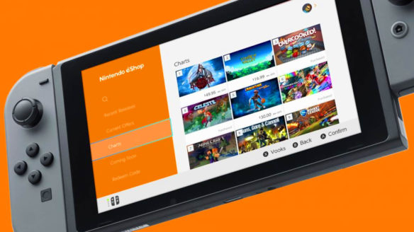 Nintendo eShop Switch - grafika