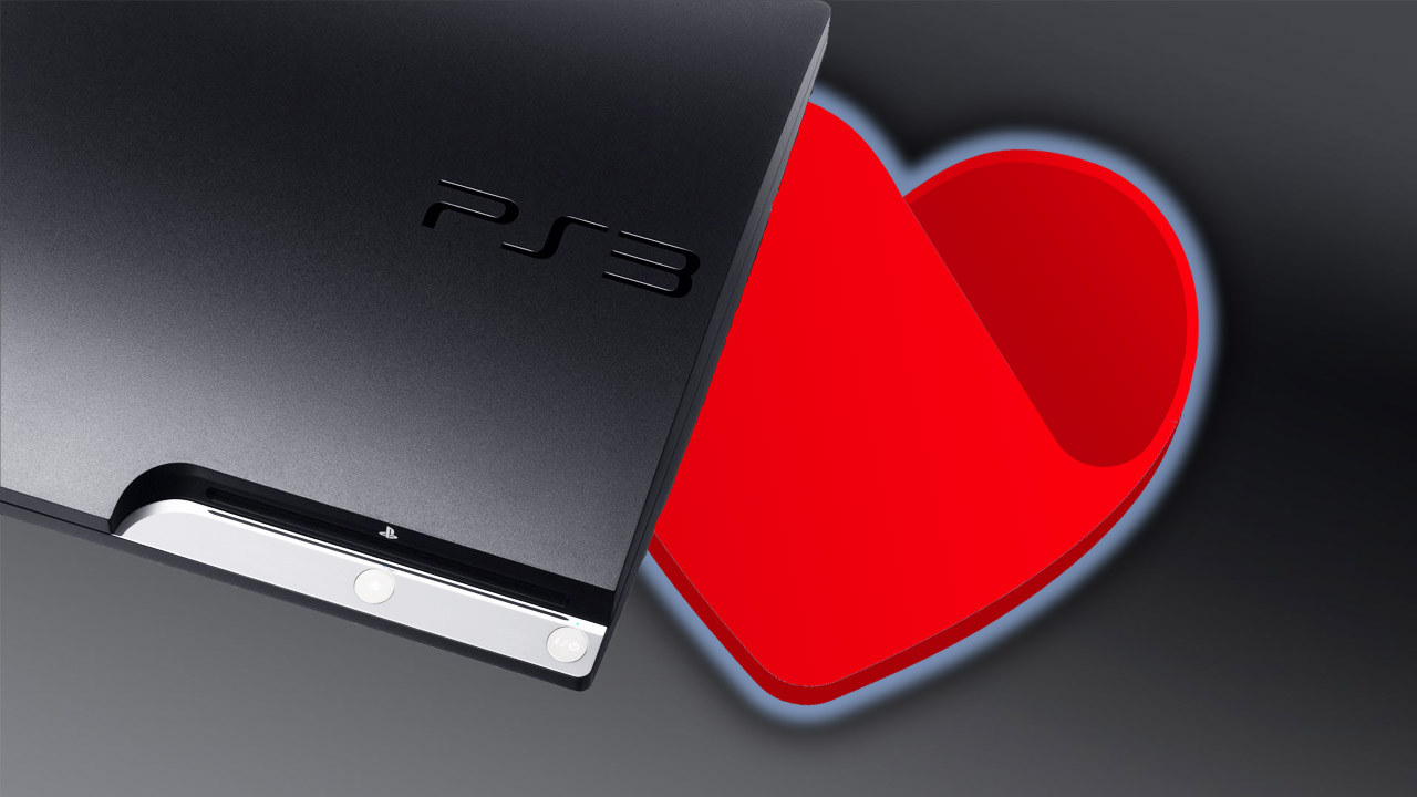 PlayStation 3 - konsola i serduszko