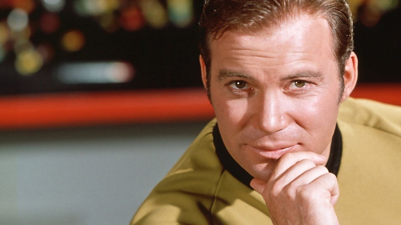 William Shatner jako James T. Kirk w Star Treku