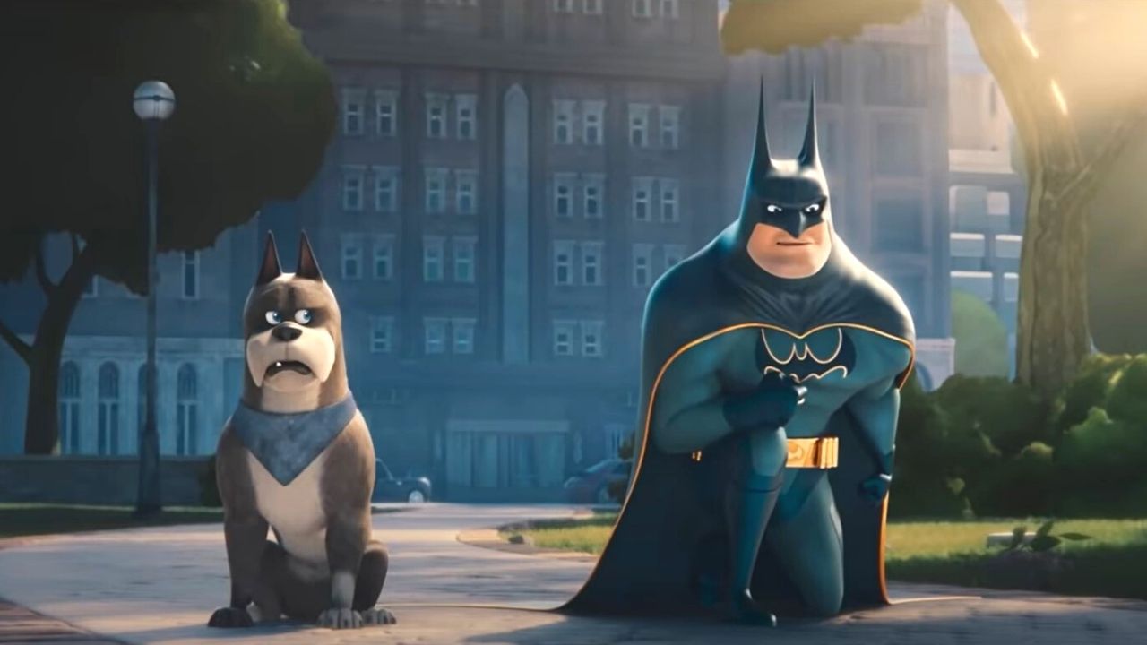 Batman z pieskiem w filmie DC Liga Super-Pets