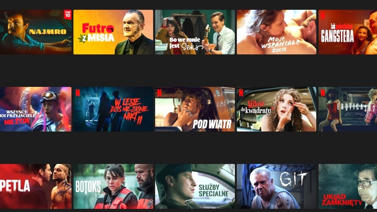Netflix w Polsce - wybrane tytuły