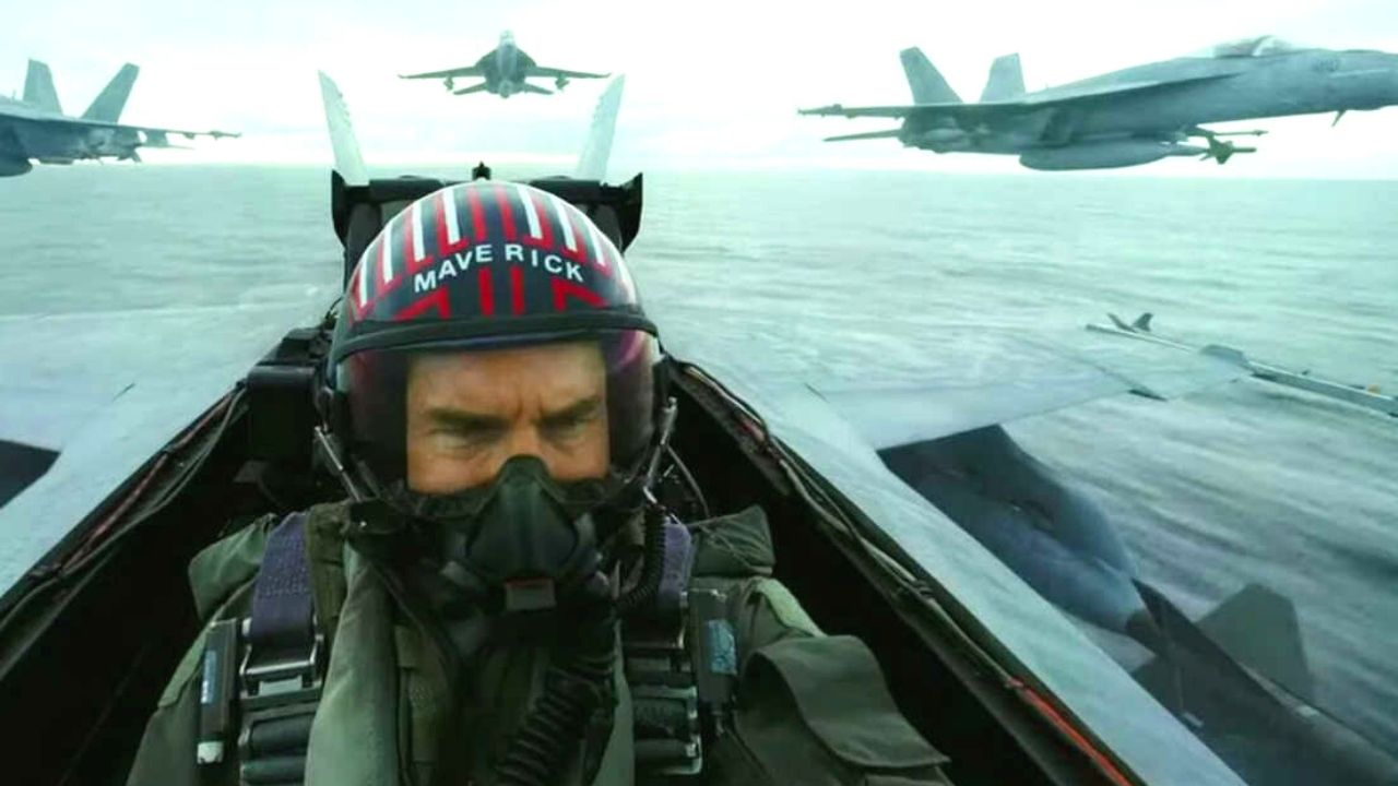 Tom Cruise w filmie Top Gun: Maverick