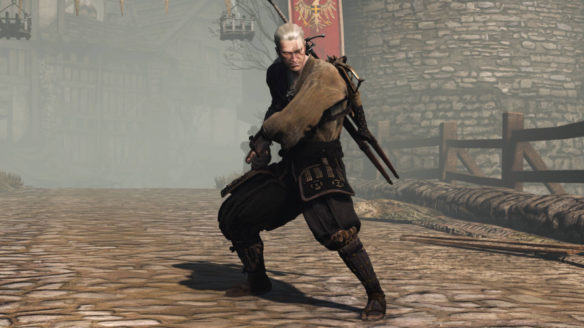 Wiedźmin 3 Dziki Gon - mod - Samurai Attire DLC - Geralt w stroju samurajka