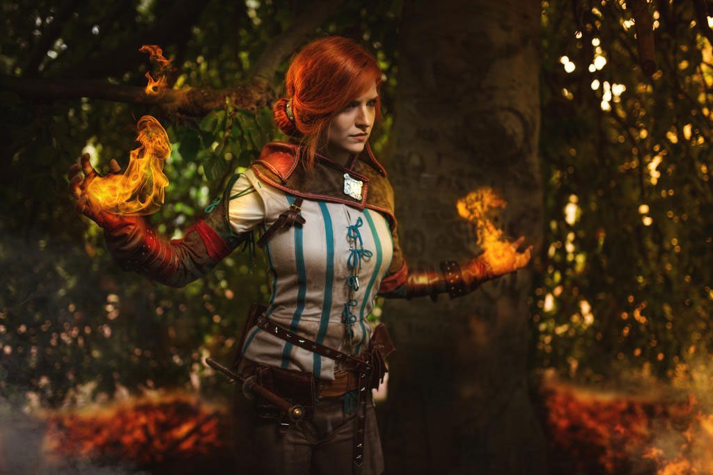 Wiedzmin Triss cosplay