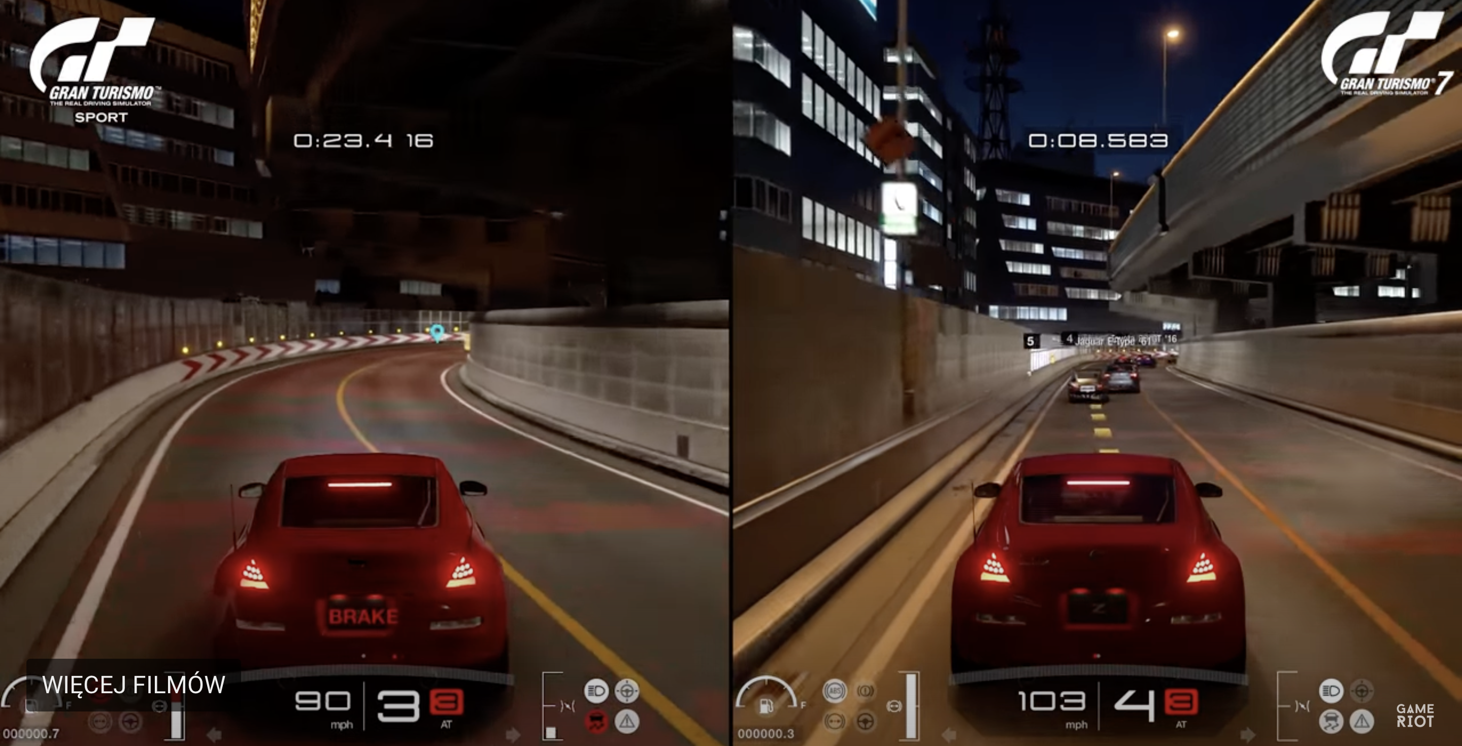 Gran Turismo 7 vs Gran Turismo Sport. Porównanie na materiale wideo