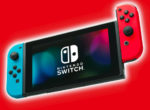 Aktualizacja Nintendo Switch - czerwone tło