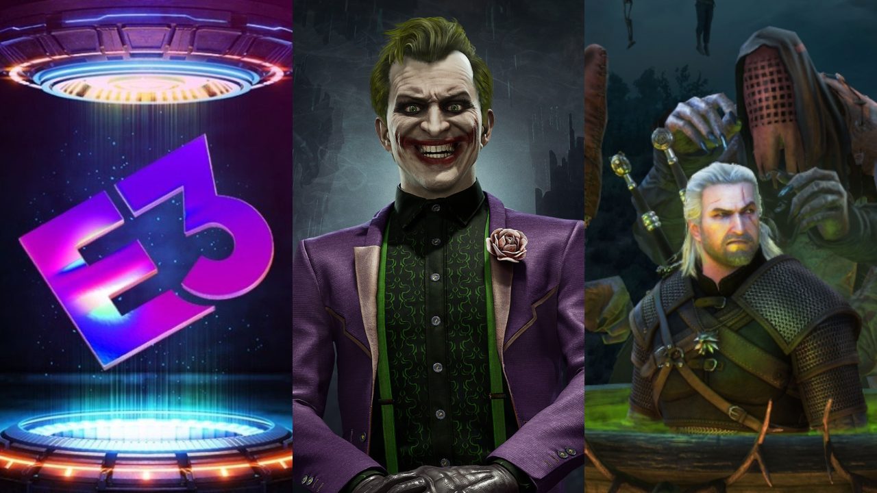 DoGRYwka - logo E3, Joker z dodatku do Mortal Kombat 11, Geralt z Wiedźmin 3: Dziki Gon w kotle