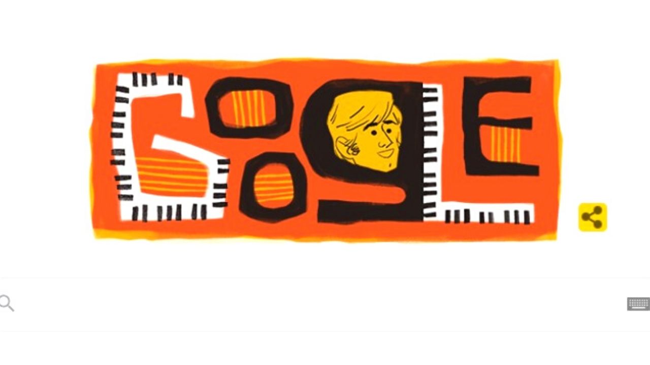 Google Doodle - Krzysztof Komeda w 91. rocznicę urodzin