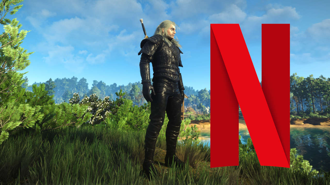Wiedźmin 3 Dziki Gon - mod - Season 1 Netflix Set Final Royal Ultimate Version - logo Netflix