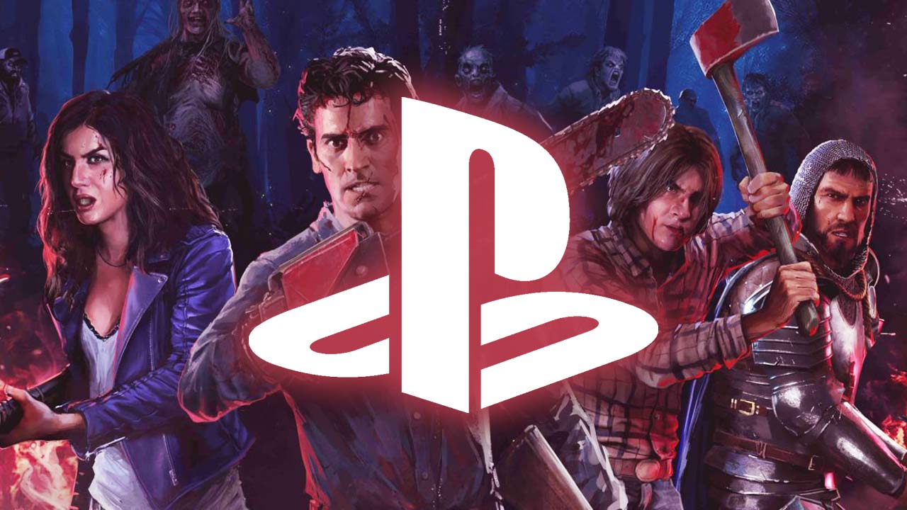 Evil Dead: The Game i logo PlayStation