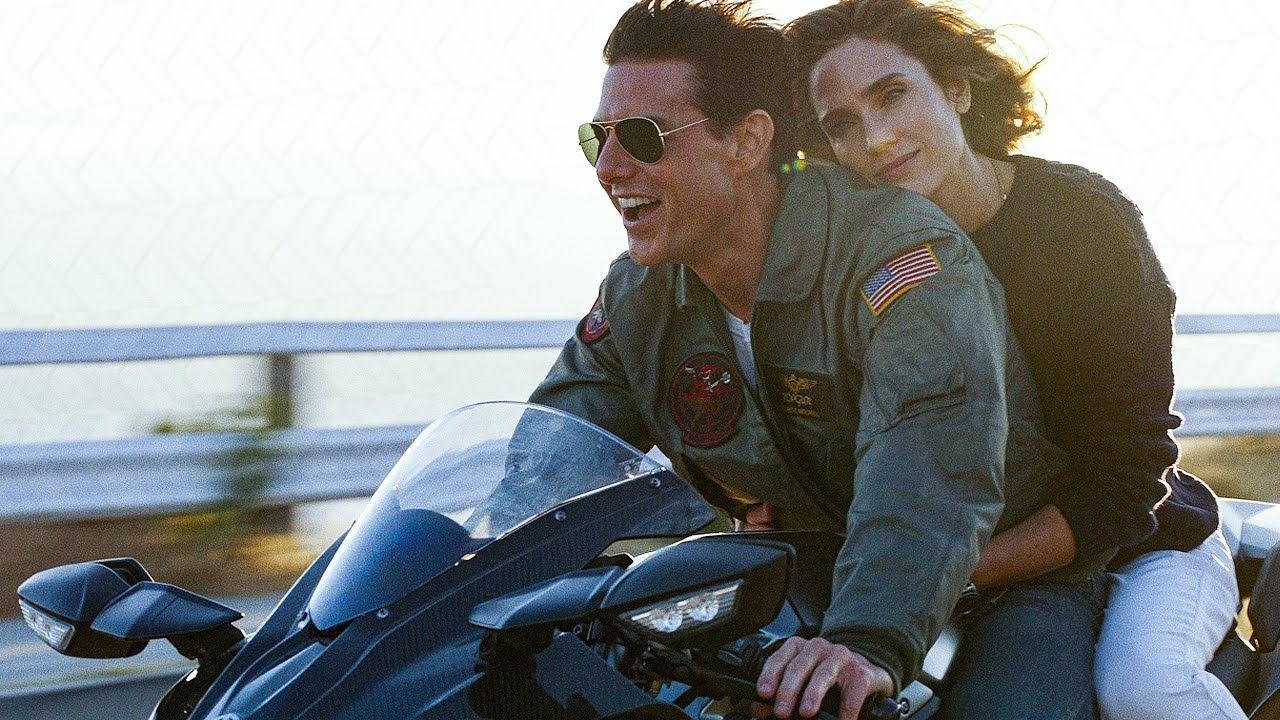 Tom Cruise i Jenniffer Connelly w filmie Top Gun: Maverick