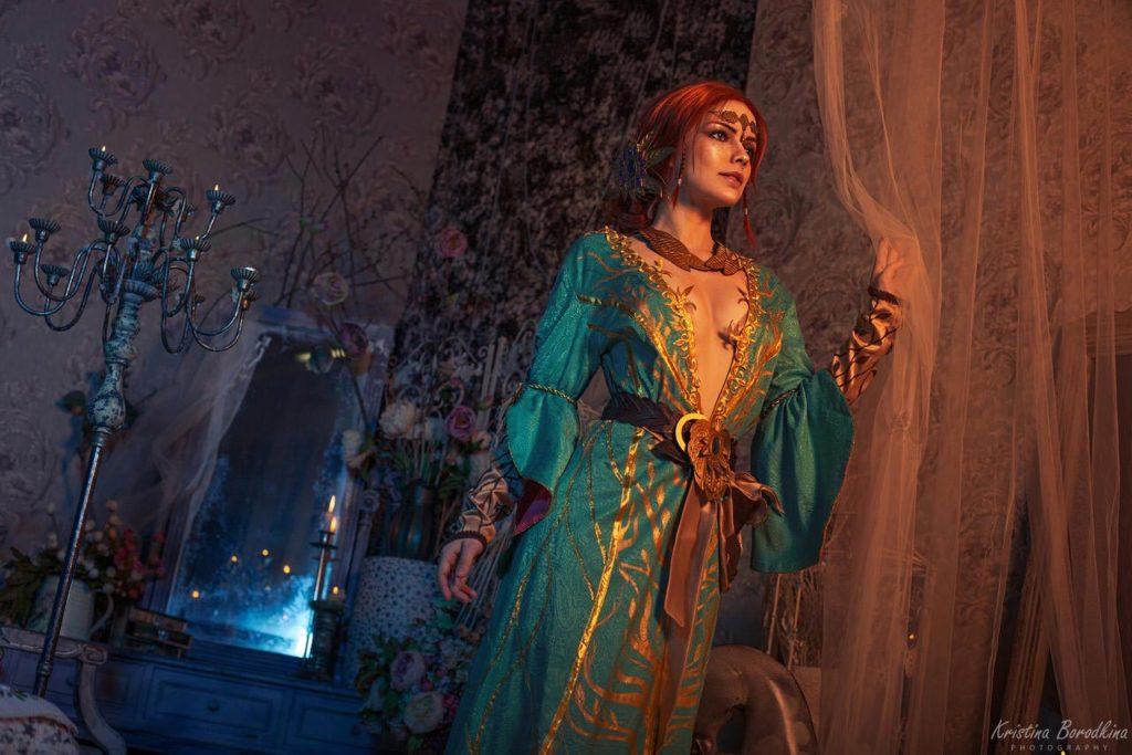 Wiedźmin 3 Triss W Przebieralni Czarodziejka W Sukni Z Dlc Cosplay Strona 2 