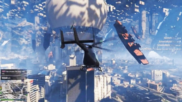 GTA Online - gracze byli świadkami scen rodem z Incepcji
