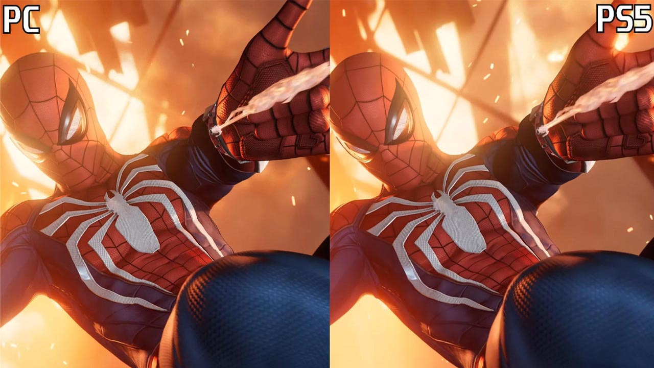 Marvel's Spider-Man porównane na PC i PS5. Oto różnice