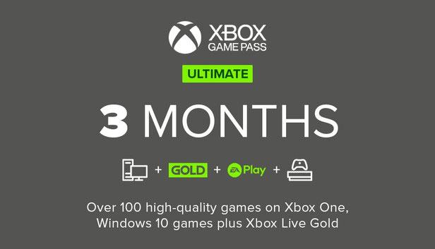 Xbox Game Pass 3 miesiące