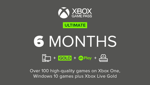 Xbox Game Pass 6 miesięcy