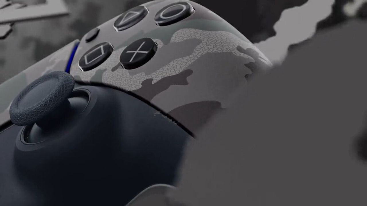 PlayStation 5 przedstawia kolekcję akcesoriów Gray Camouflage