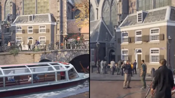 Call of Duty Modern Warfare 2 kontra rzeczywistość w Amsterdamie