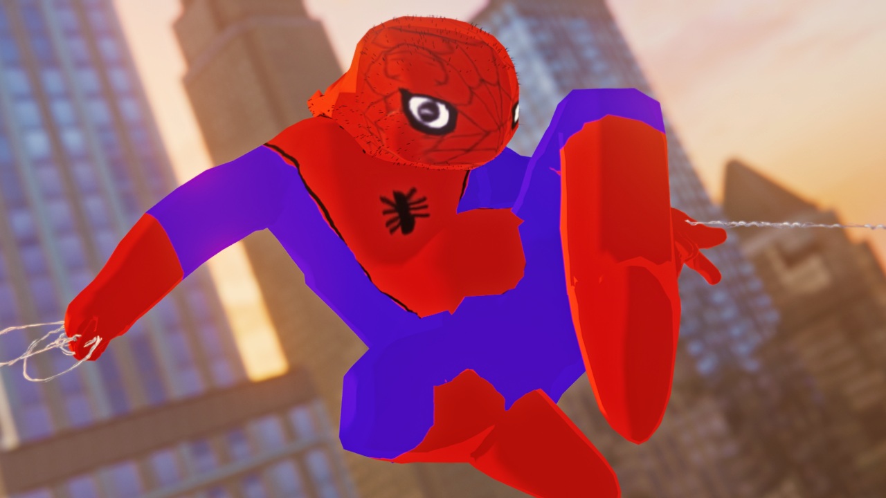 Marvel's Spider-Man z uwielbianym Spoodermanem z memów