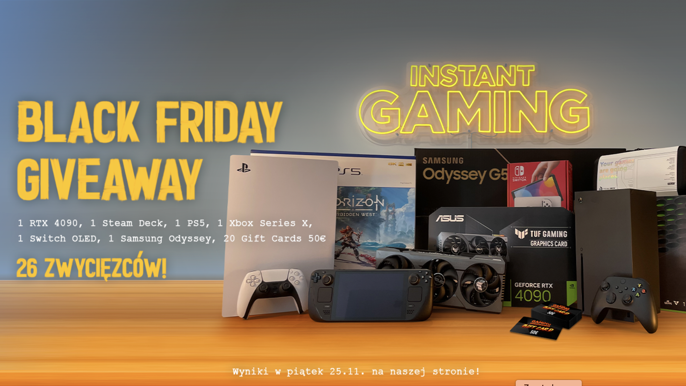 Instant Gaming giveaway