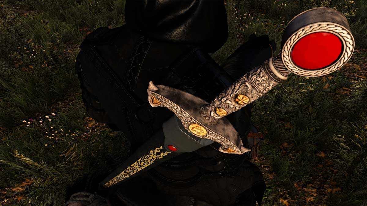 Polak dostał zlecenie na nową broń do gry Wiedźmin 3. Geralt już nią walczy, jaka piękna!