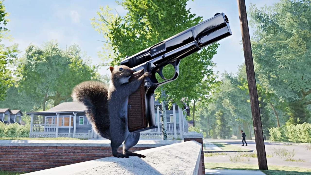 Squirrel with a Gun na nowym zwiastunie. Wielki gnat i mała wiewiórka