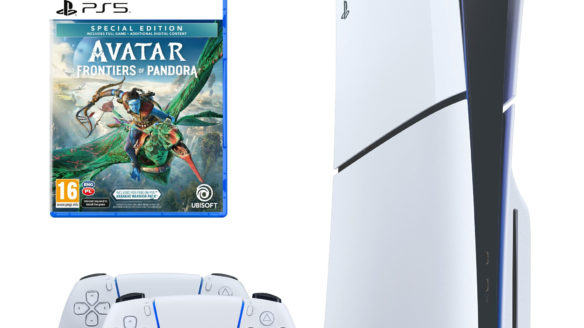 PS5 + 2 kontrolery DualSense + Avatar: Frontiers of Pandora taniej