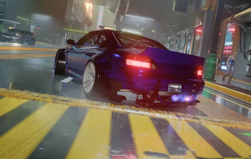 Cyberpunk 2077 Nissan Silvia S15 Spec R 2000