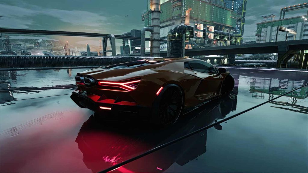 Lamborghini Revuelto Cyberpunk 2077 mod