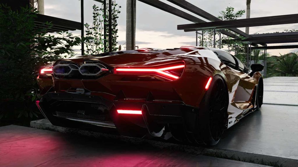 Lamborghini Revuelto Cyberpunk 2077 mod