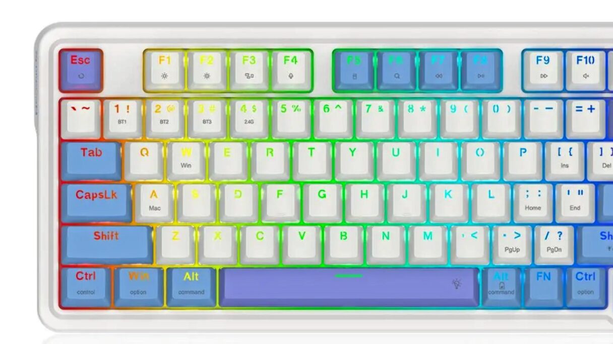 Klawiatura mechaniczna Redragon K664WBP-RGB-PRO Gloria Pro taniej